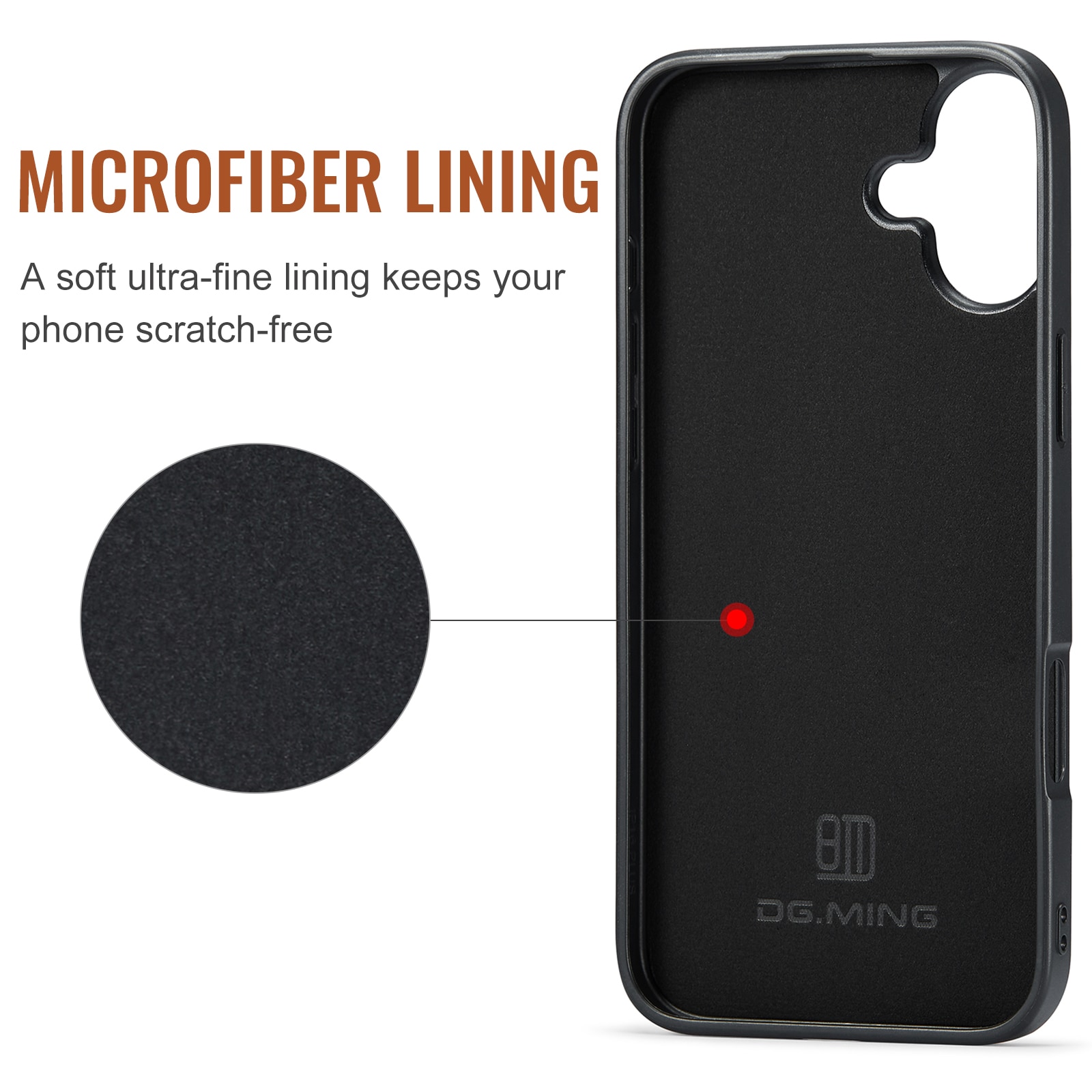 iPhone 17 Skal med avtagbar plånbok, Svart