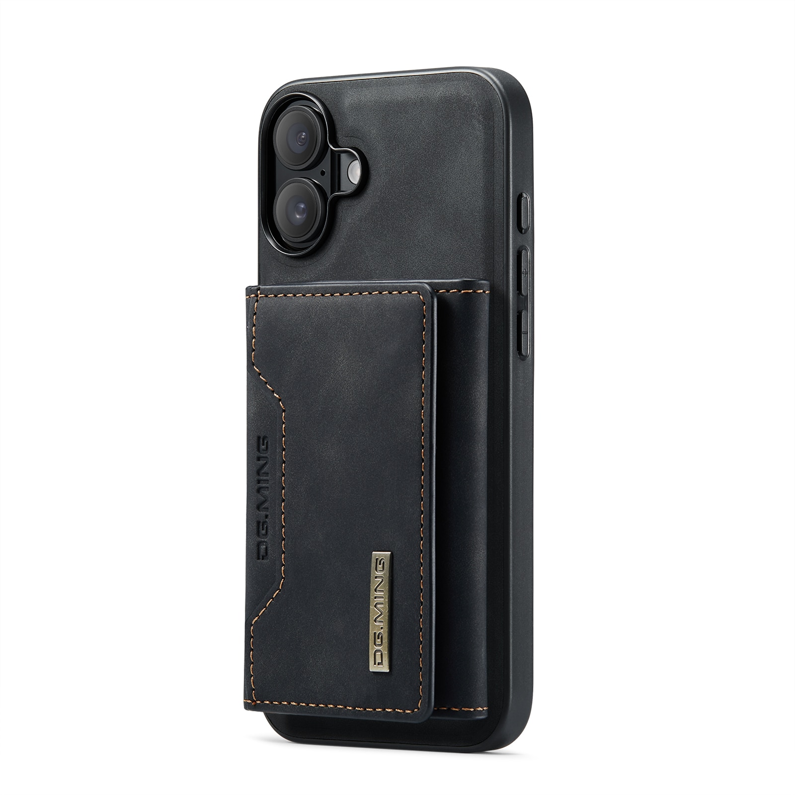 iPhone 17 Skal med avtagbar plånbok, Svart