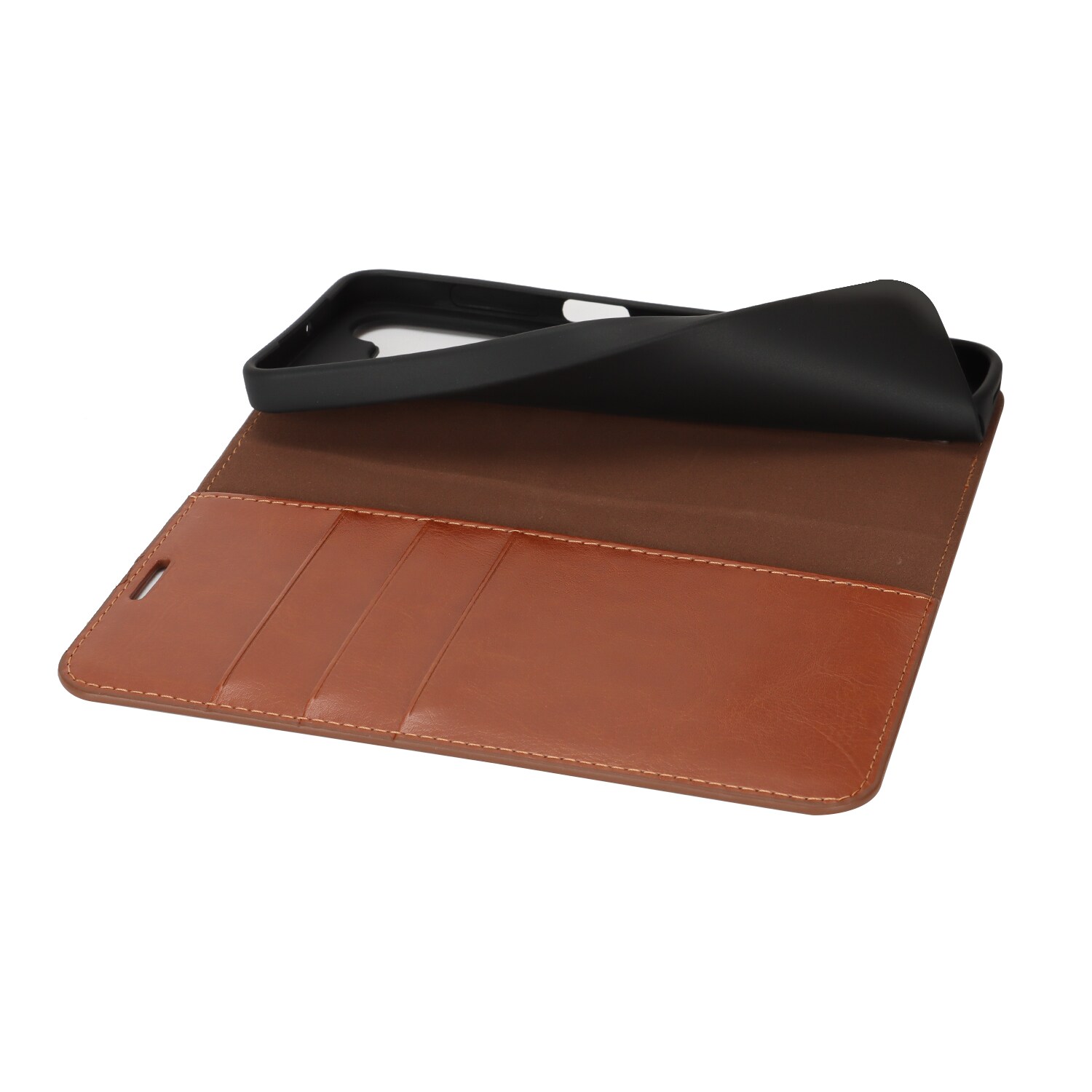 Samsung Galaxy A17 Smidigt mobilfodral i äkta läder, Brun