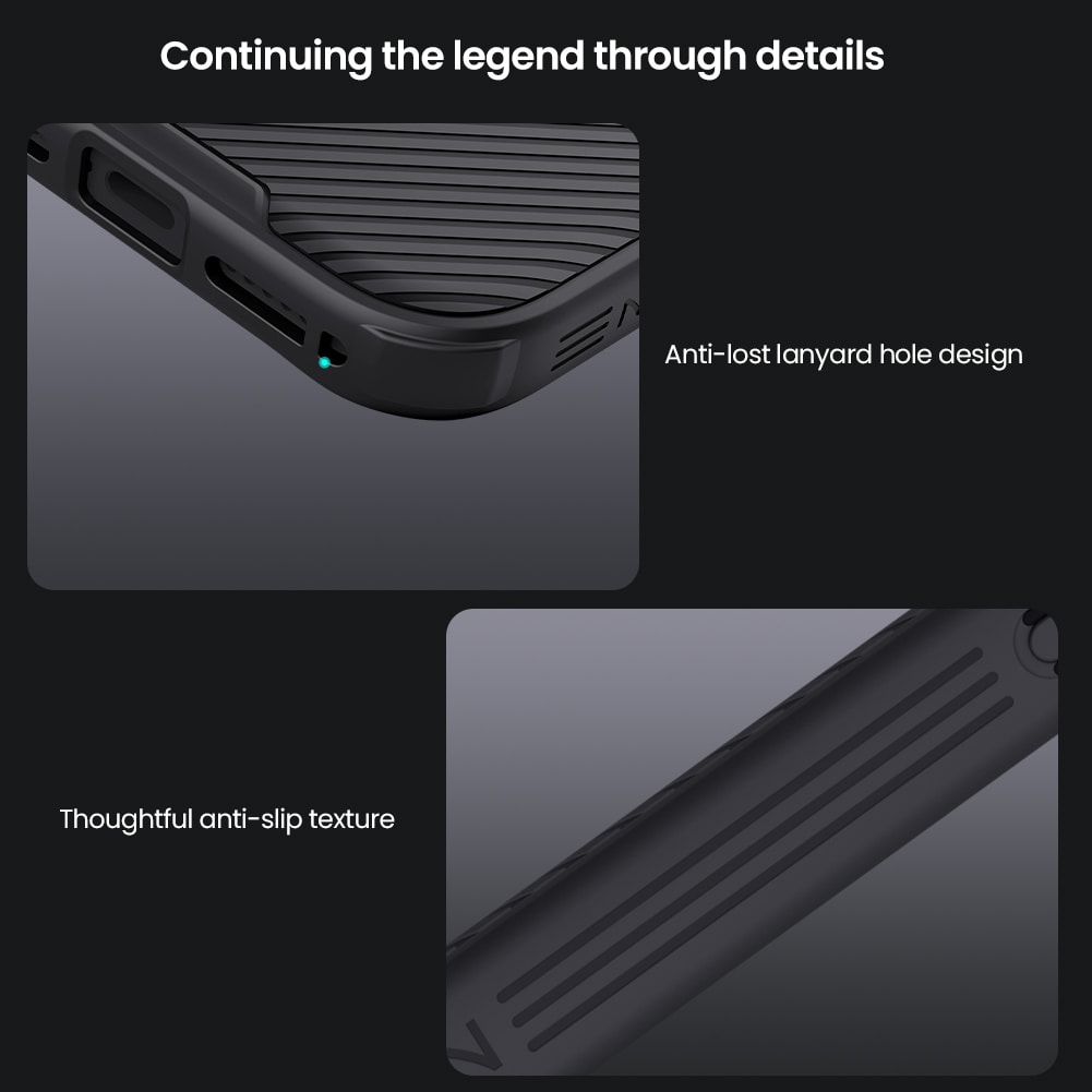 iPhone 17 Pro Max MagSafe-skal med kameraskydd - CamShield, Svart