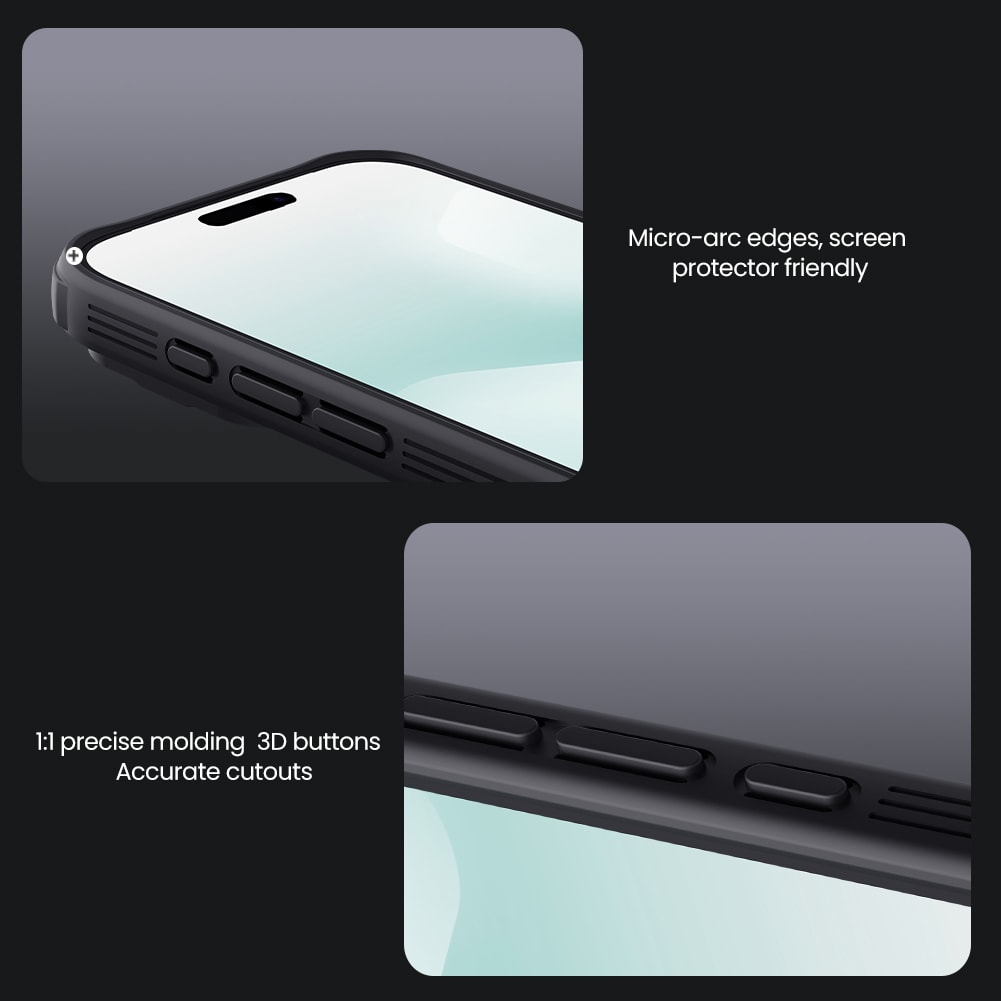 iPhone 17 Pro Max MagSafe-skal med kameraskydd - CamShield, Svart