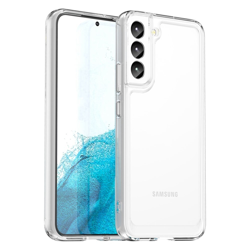 Samsung Galaxy S23 Plus Crystal Hybrid-skal, Genomskinlig