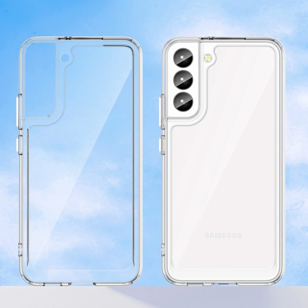 Samsung Galaxy S23 Plus Crystal Hybrid-skal, Genomskinlig