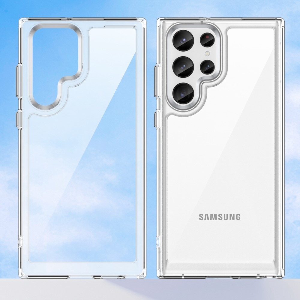Samsung Galaxy S23 Ultra Crystal Hybrid-skal, transparent