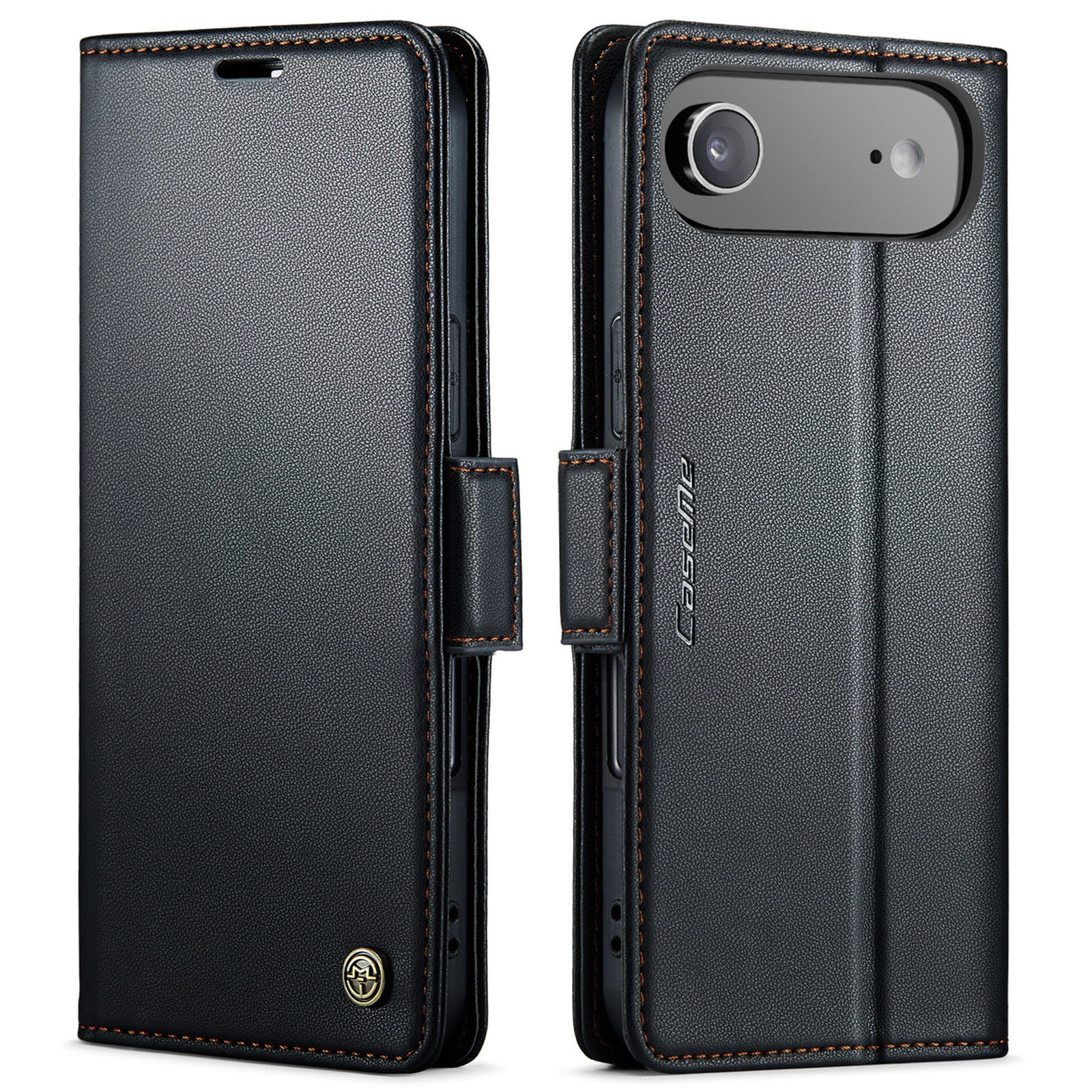 iPhone 17 Air Slimmat RFID-plånboksfodral, Svart