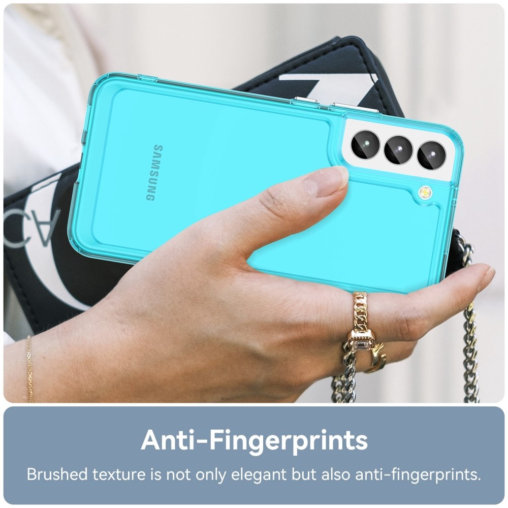 Samsung Galaxy S23 Crystal Hybrid-skal, blå