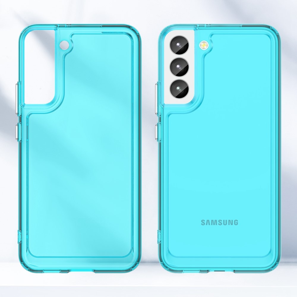 Samsung Galaxy S23 Plus Crystal Hybrid-skal, blå
