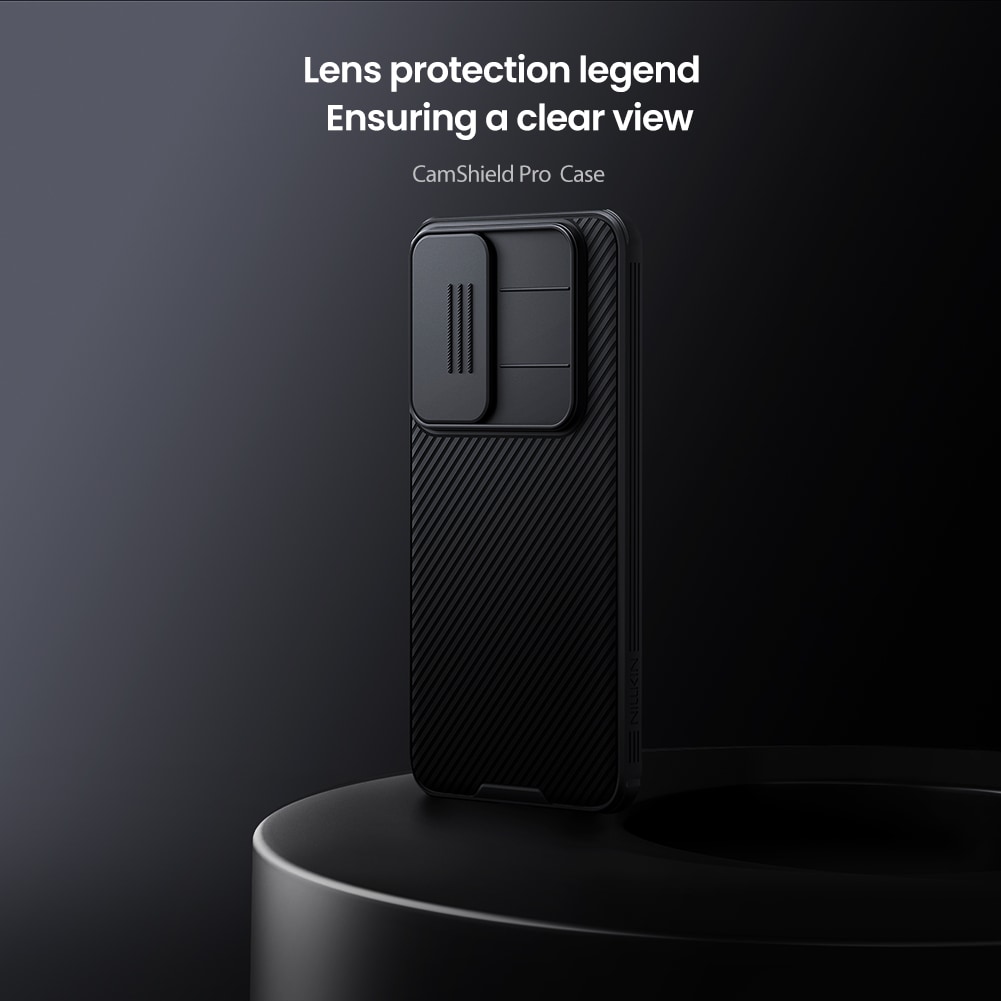 Samsung Galaxy S25 FE Skal med kameraskydd - CamShield, Svart