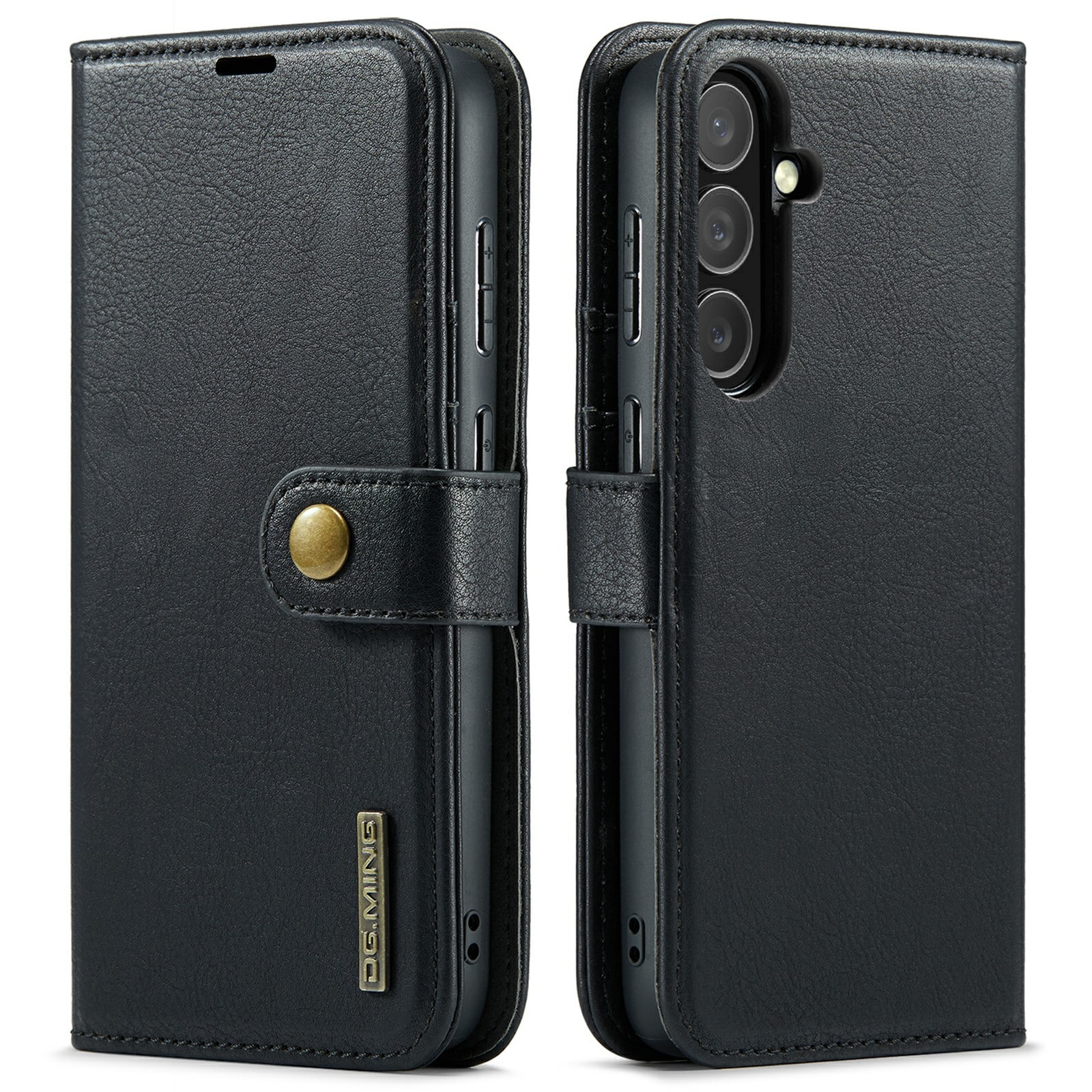 Samsung Galaxy S25 FE Plånboksfodral med avtagbart skal, Black