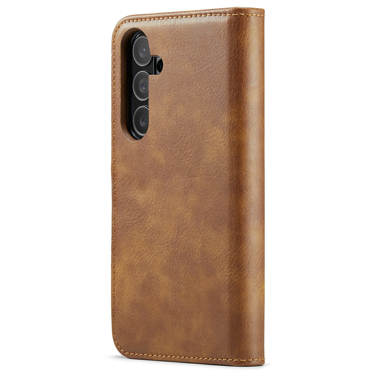 Samsung Galaxy S25 FE Plånboksfodral med avtagbart skal, Cognac