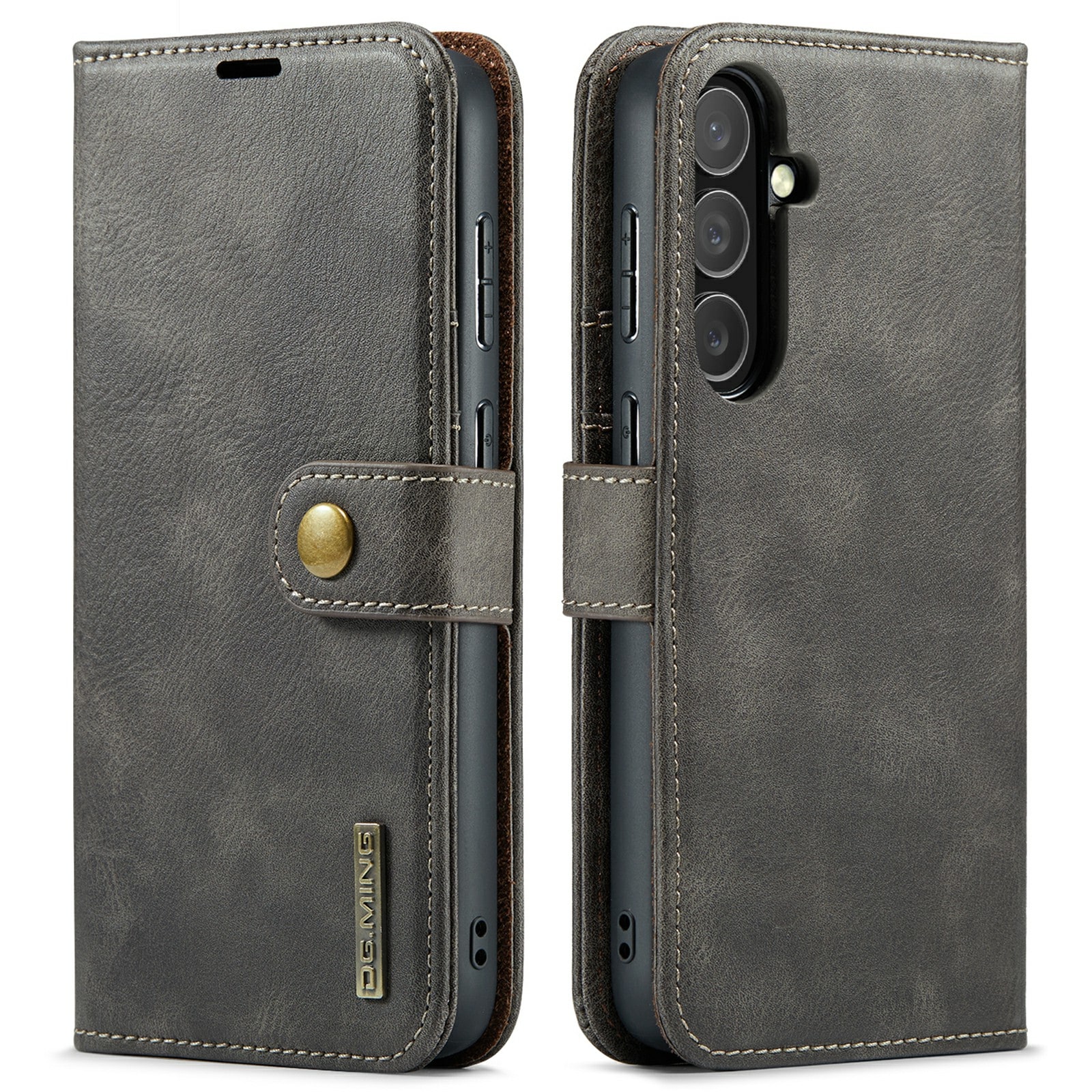 Samsung Galaxy S25 FE Plånboksfodral med avtagbart skal, Brown