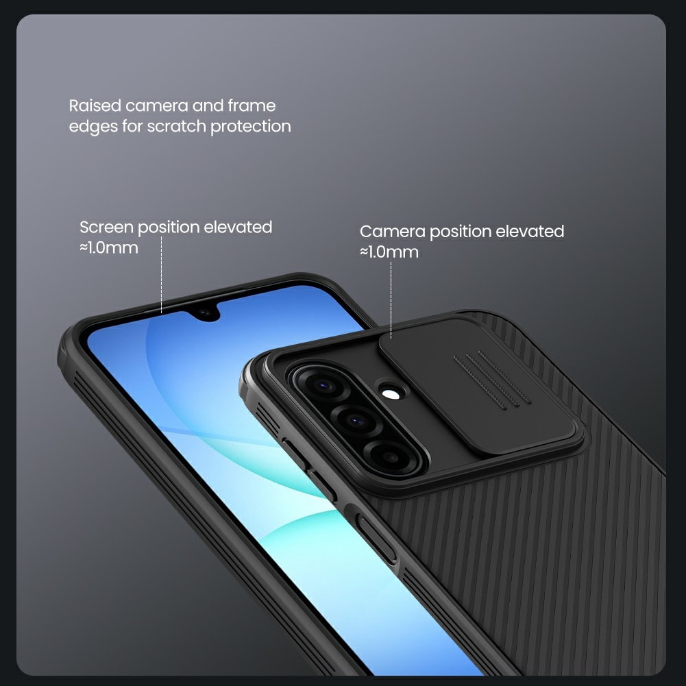 Samsung Galaxy A17 Skal med kameraskydd - CamShield, Svart