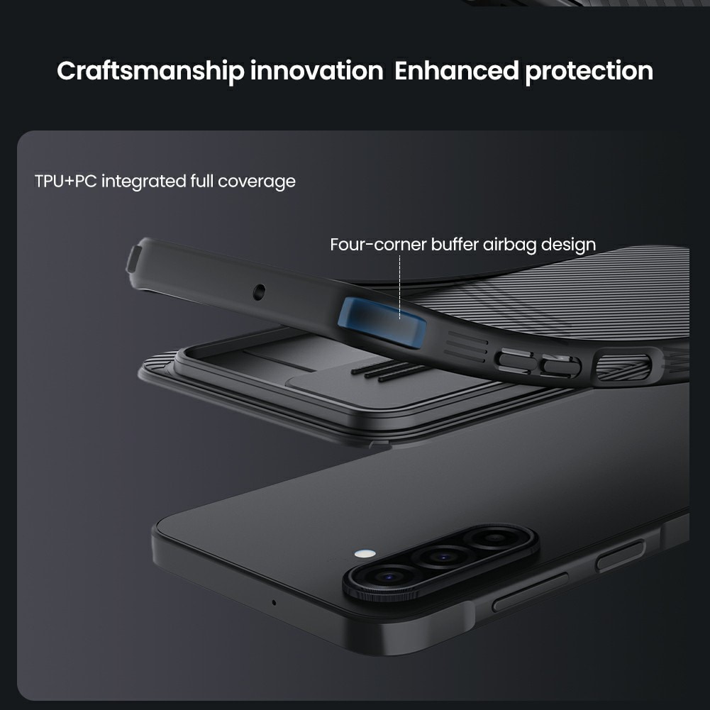 Samsung Galaxy A17 Skal med kameraskydd - CamShield, Svart