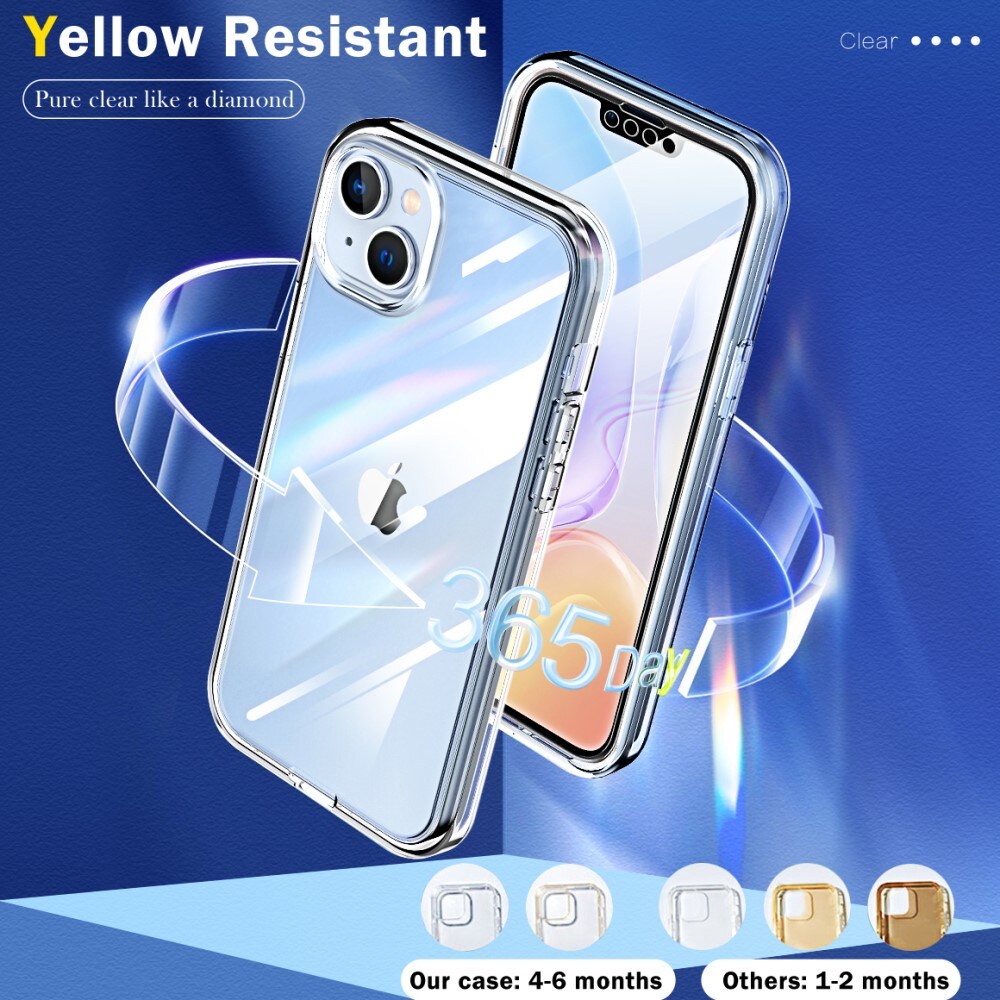 Apple iPhone 14 Plus Mobilskal Full Protection, Genomskinlig