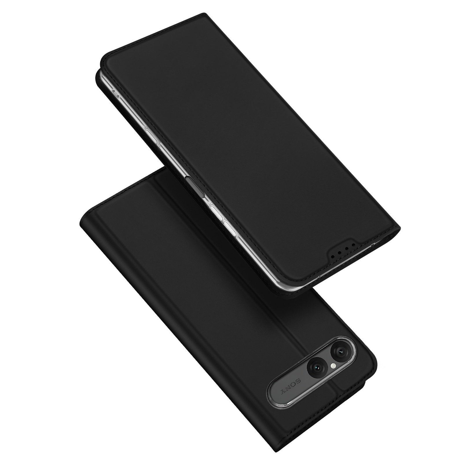 Sony Xperia 10 VII Slimmat mobilfodral, Svart