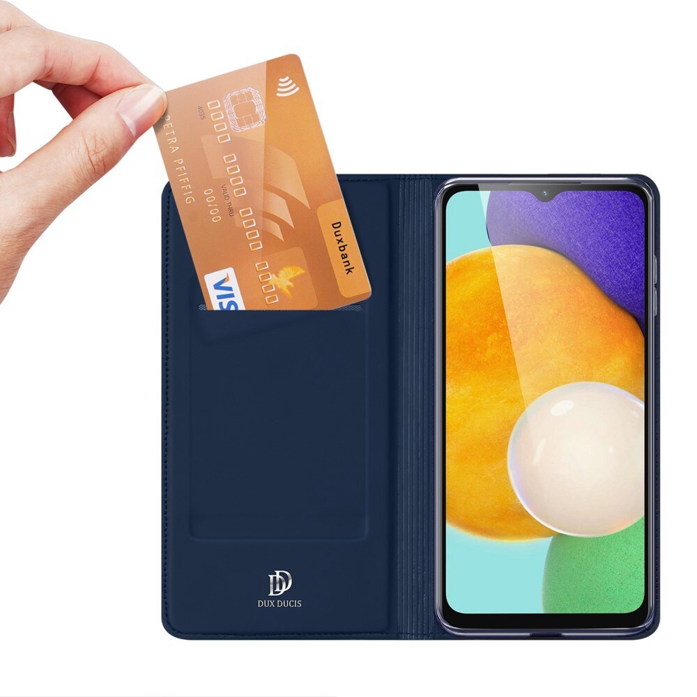 Samsung Galaxy A14 Slimmat mobilfodral, Blå