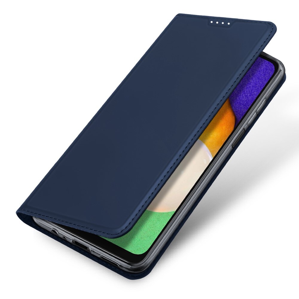 Samsung Galaxy A14 Slimmat mobilfodral, Blå
