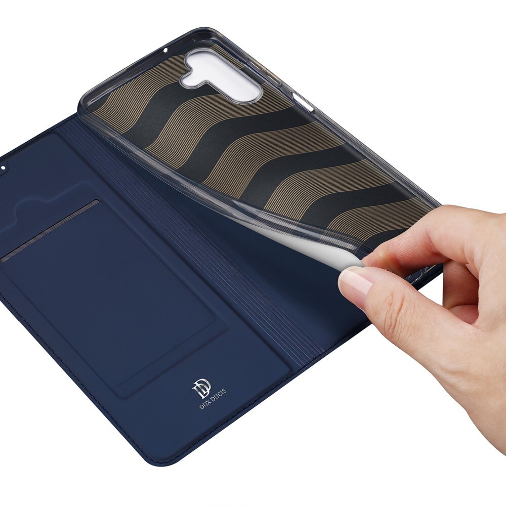 Samsung Galaxy A14 Slimmat mobilfodral, Blå