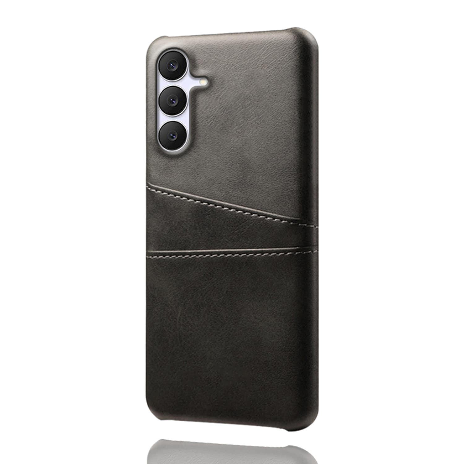 Samsung Galaxy S25 FE Snyggt skal med 2 kortfack, Svart