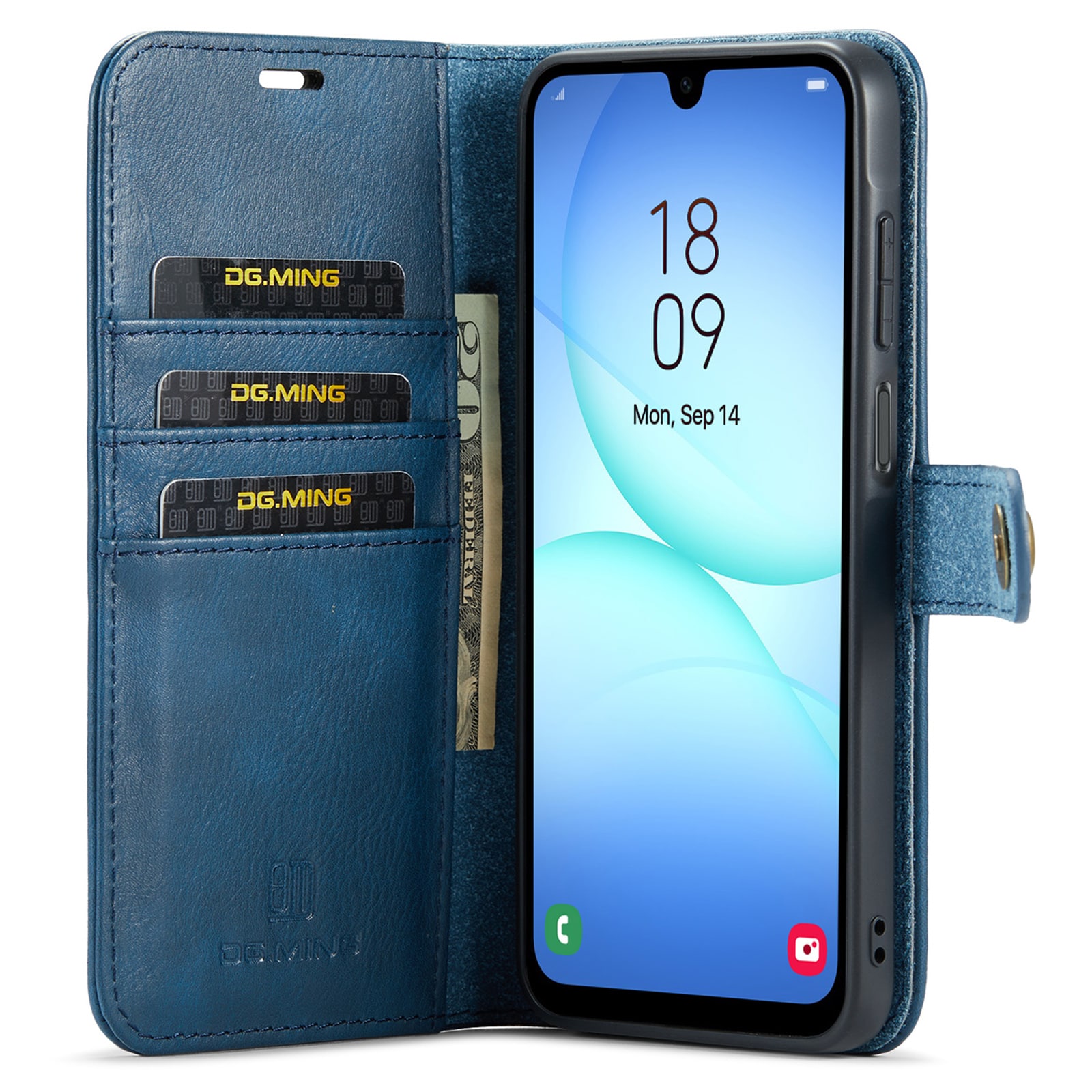 Samsung Galaxy A17 Plånboksfodral med avtagbart skal, Blue
