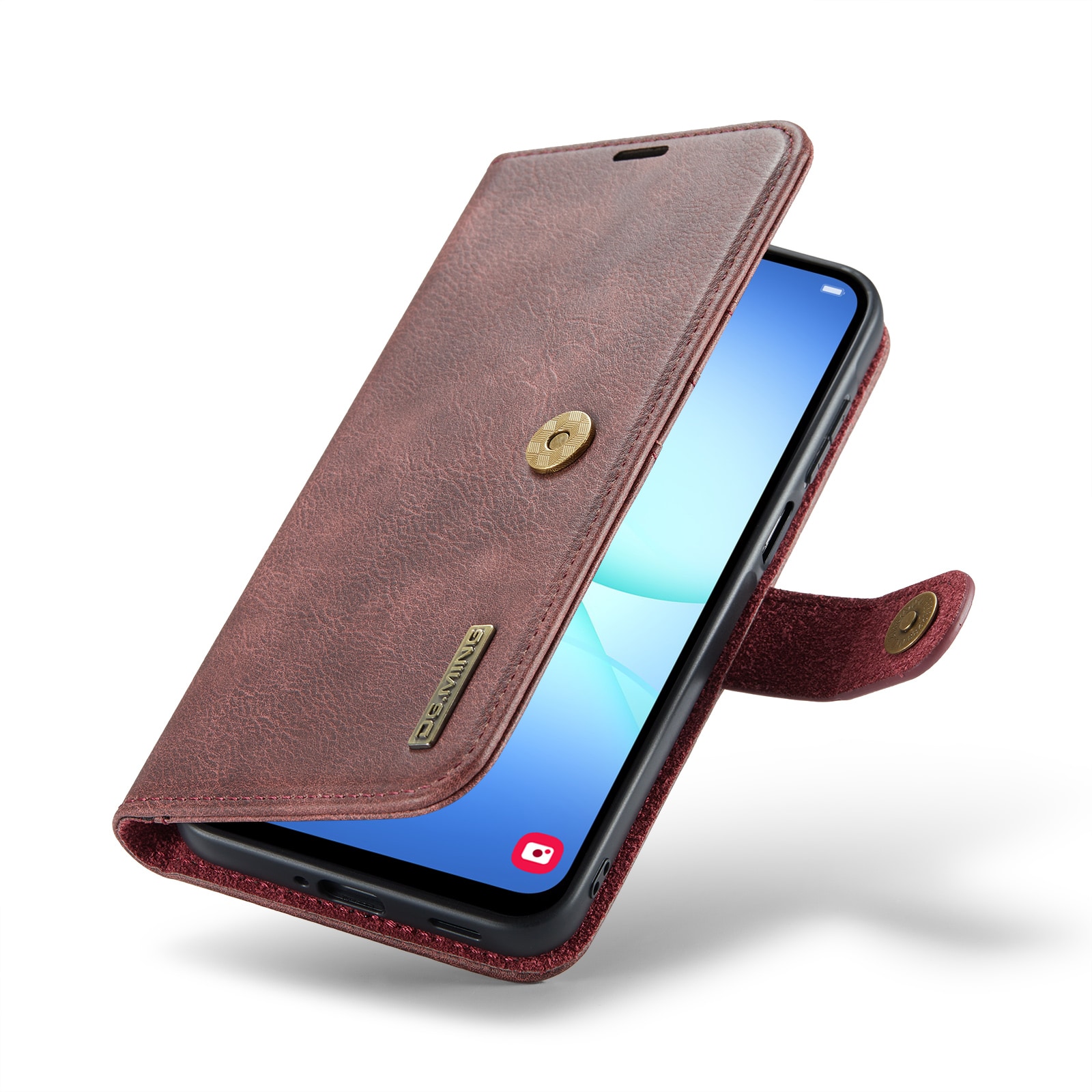 Samsung Galaxy A17 Plånboksfodral med avtagbart skal, Red