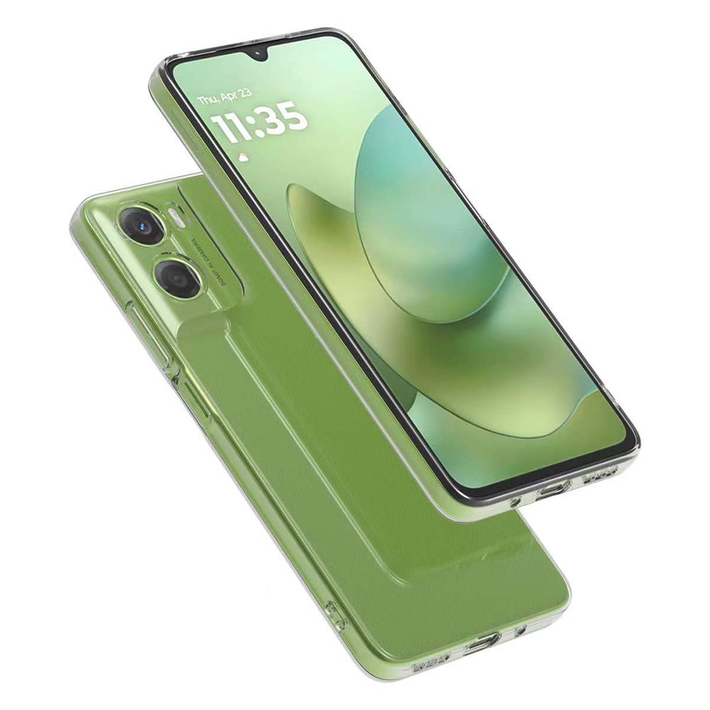 Motorola Moto G06 Tunt TPU-skal, Genomskinlig