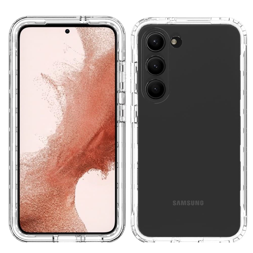Samsung Galaxy S23 Plus Mobilskal Full Protection, Genomskinlig