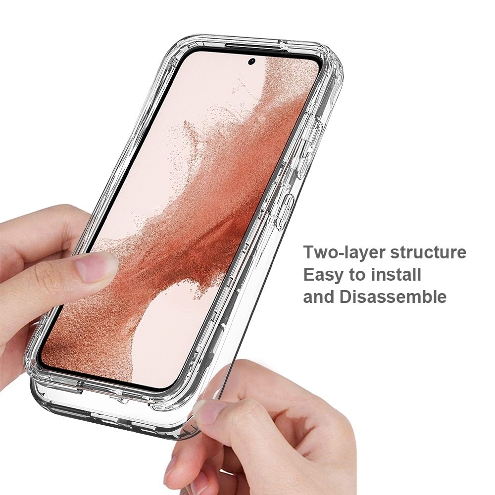 Samsung Galaxy S23 Plus Mobilskal Full Protection, Genomskinlig