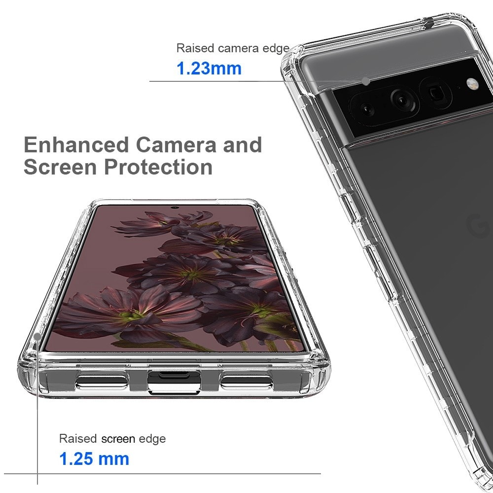 Google Pixel 7 Pro Mobilskal Full Protection, transparent