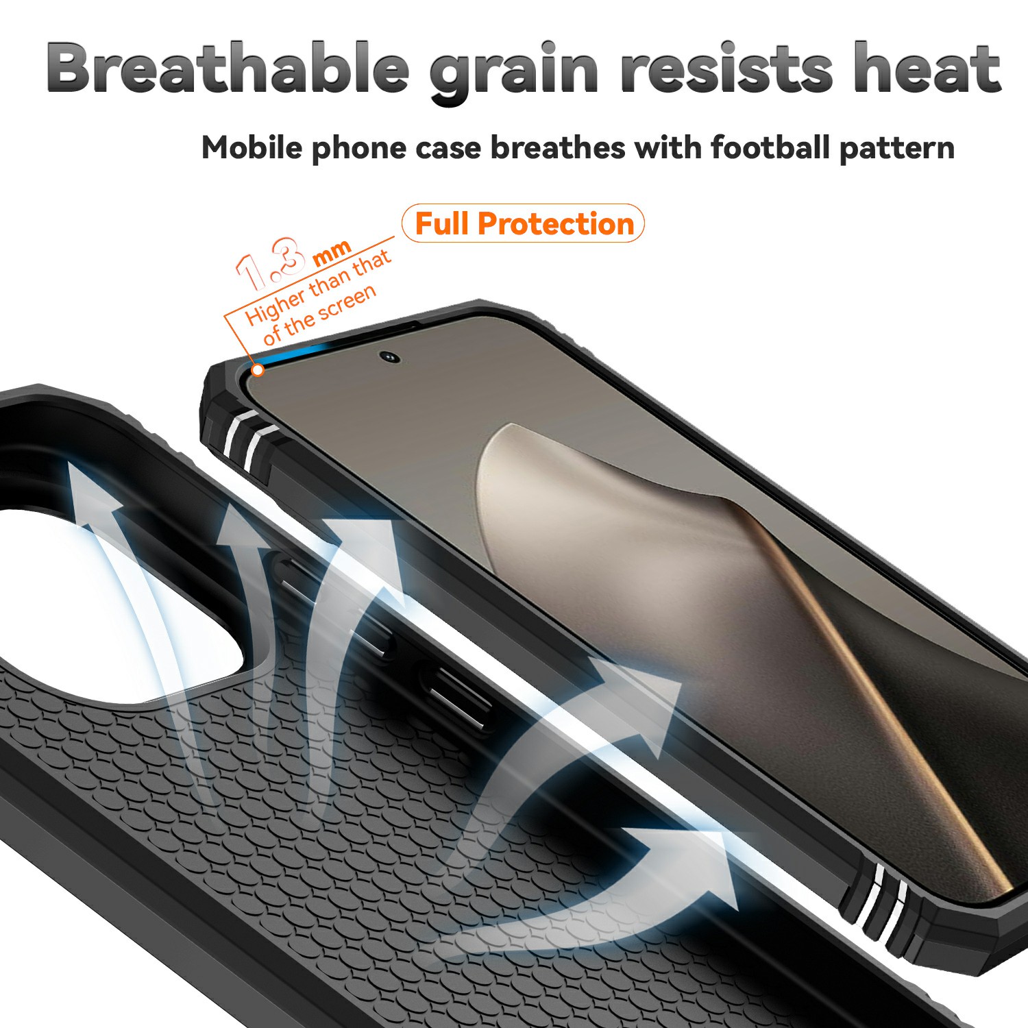 Xiaomi 15T Skal med kameraskydd & fingerring, Svart