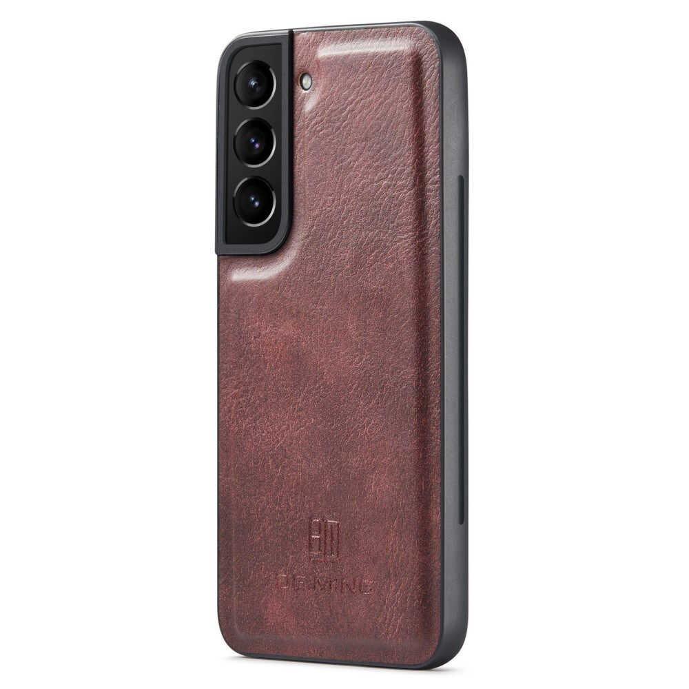 Samsung Galaxy S23 Plånboksfodral med avtagbart skal, Red