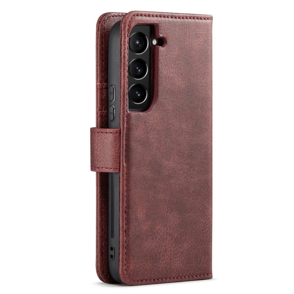 Samsung Galaxy S23 Plånboksfodral med avtagbart skal, Red