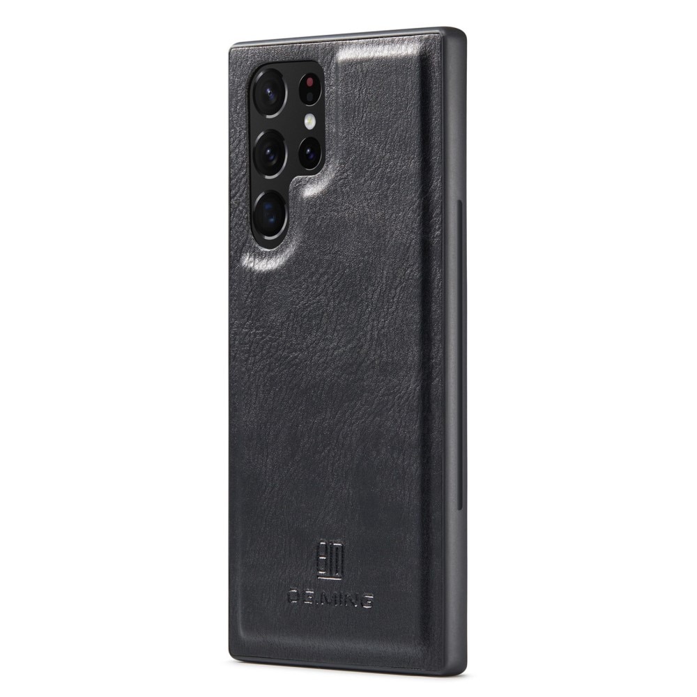 Samsung Galaxy S23 Ultra Plånboksfodral med avtagbart skal, svart