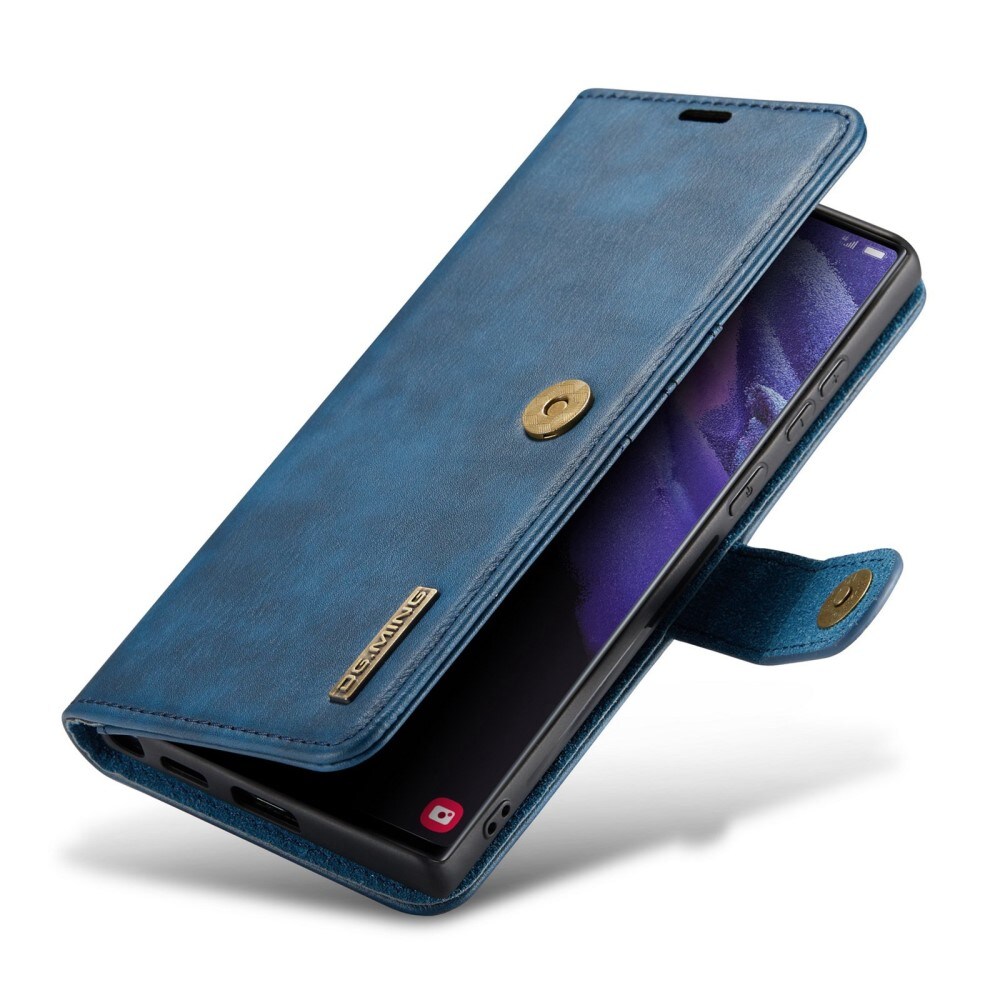 Samsung Galaxy S23 Ultra Plånboksfodral med avtagbart skal, Blå