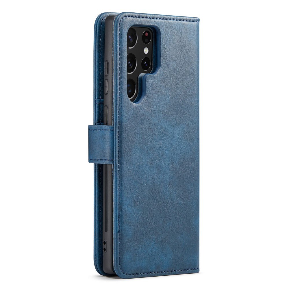 Samsung Galaxy S23 Ultra Plånboksfodral med avtagbart skal, Blå