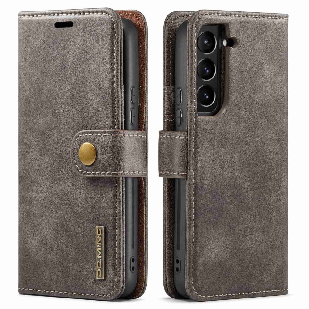 Samsung Galaxy S23 Plus Plånboksfodral med avtagbart skal, Brown