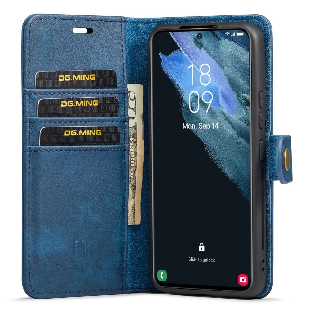Samsung Galaxy S23 Plus Plånboksfodral med avtagbart skal, blå