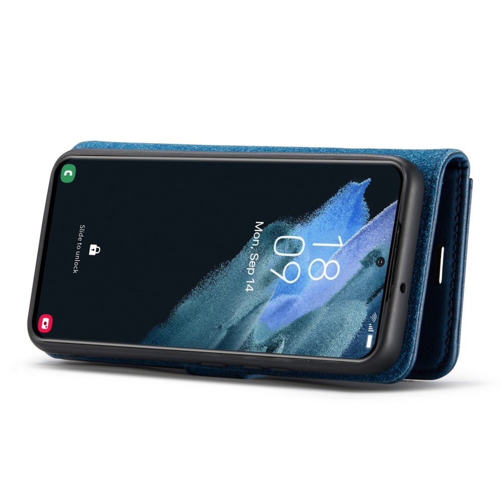 Samsung Galaxy S23 Plus Plånboksfodral med avtagbart skal, blå