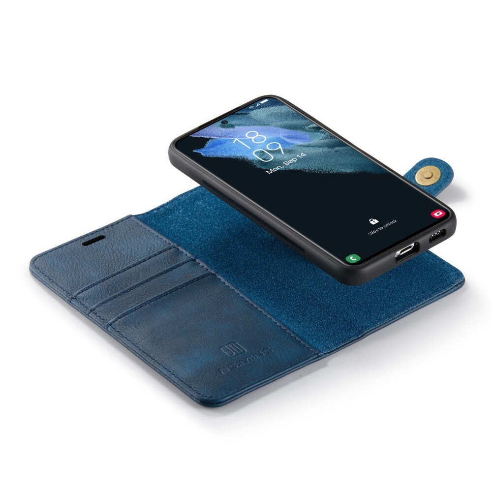 Samsung Galaxy S23 Plus Plånboksfodral med avtagbart skal, Blå