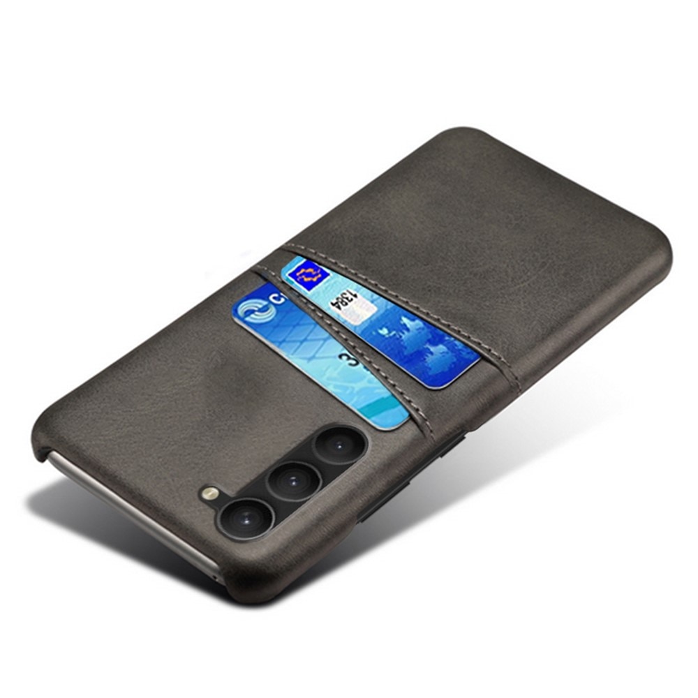 Samsung Galaxy S23 Snyggt skal med 2 kortfack, svart