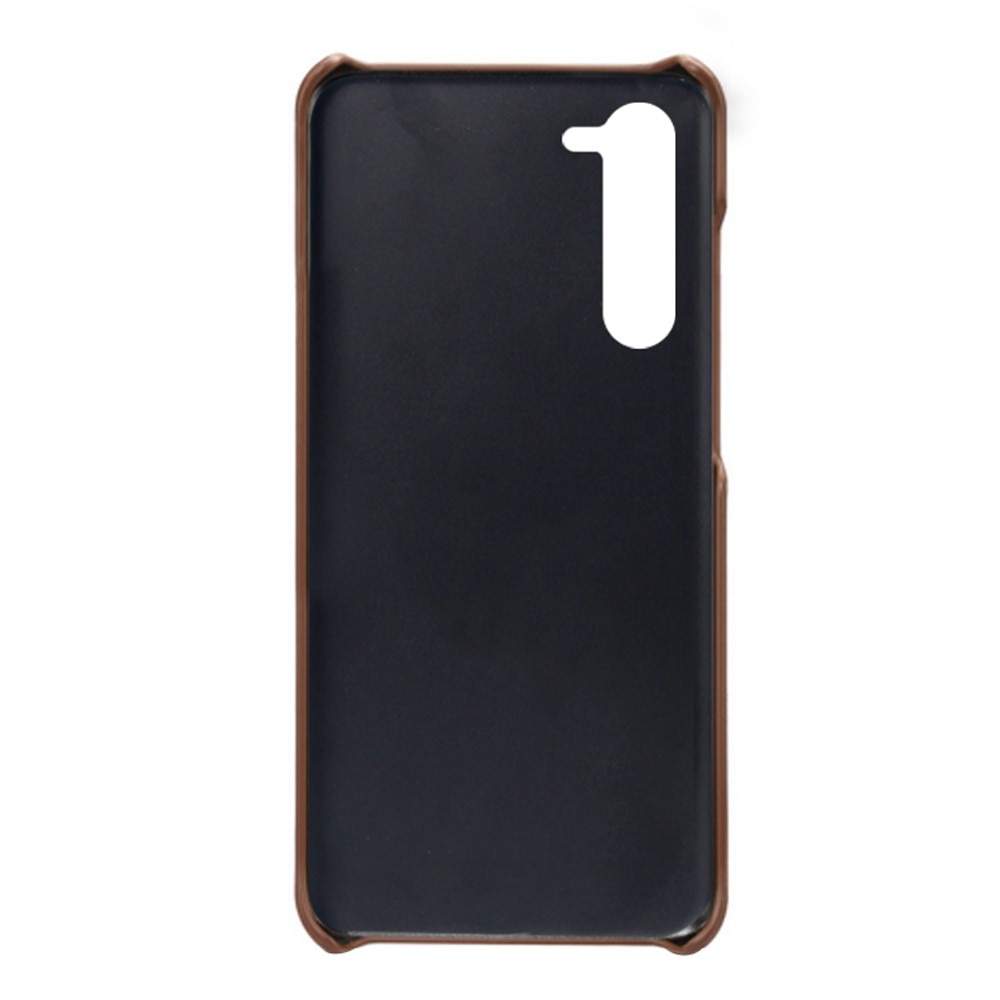 Samsung Galaxy S23 Snyggt skal med 2 kortfack, brun