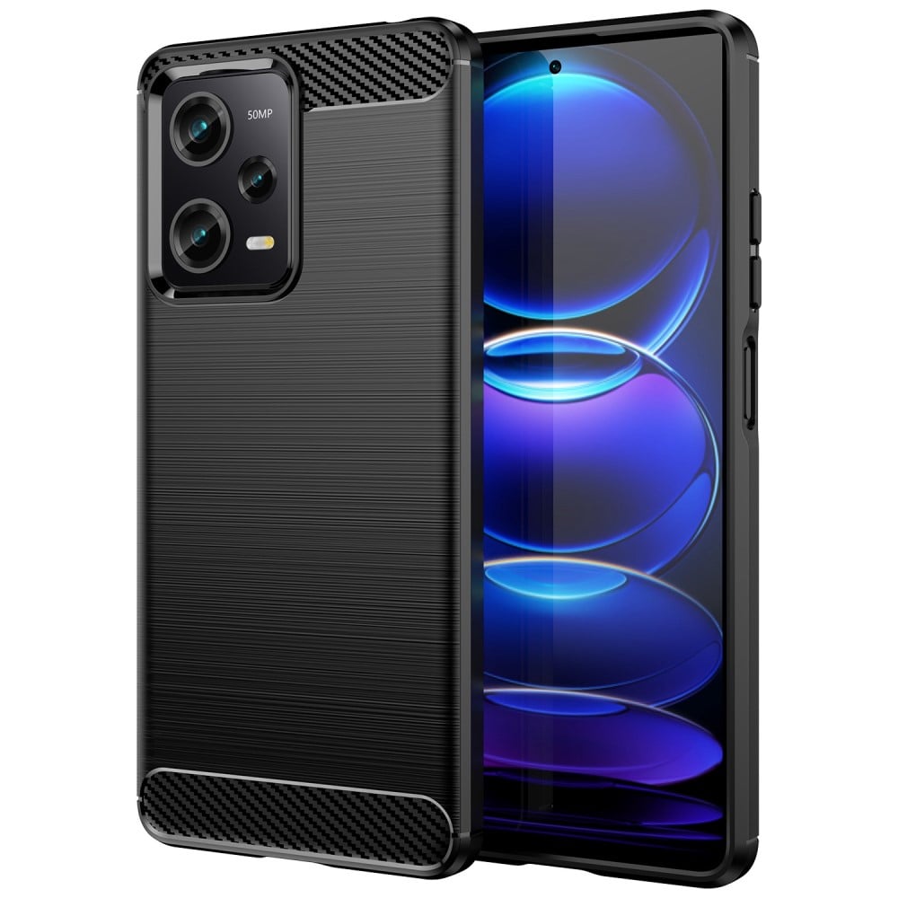 Xiaomi Redmi Note 12 Pro 5G TPU-skal Brushed, Black