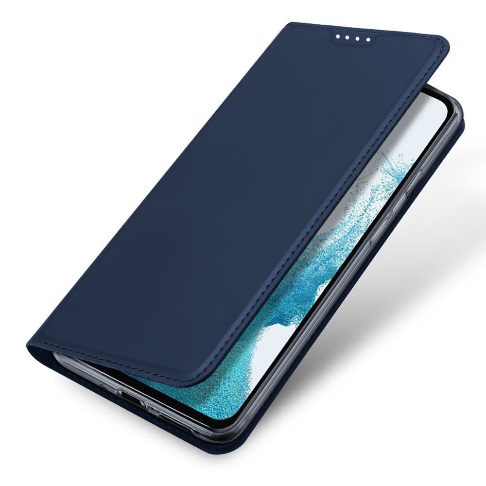 Samsung Galaxy A54 Slimmat mobilfodral, blå