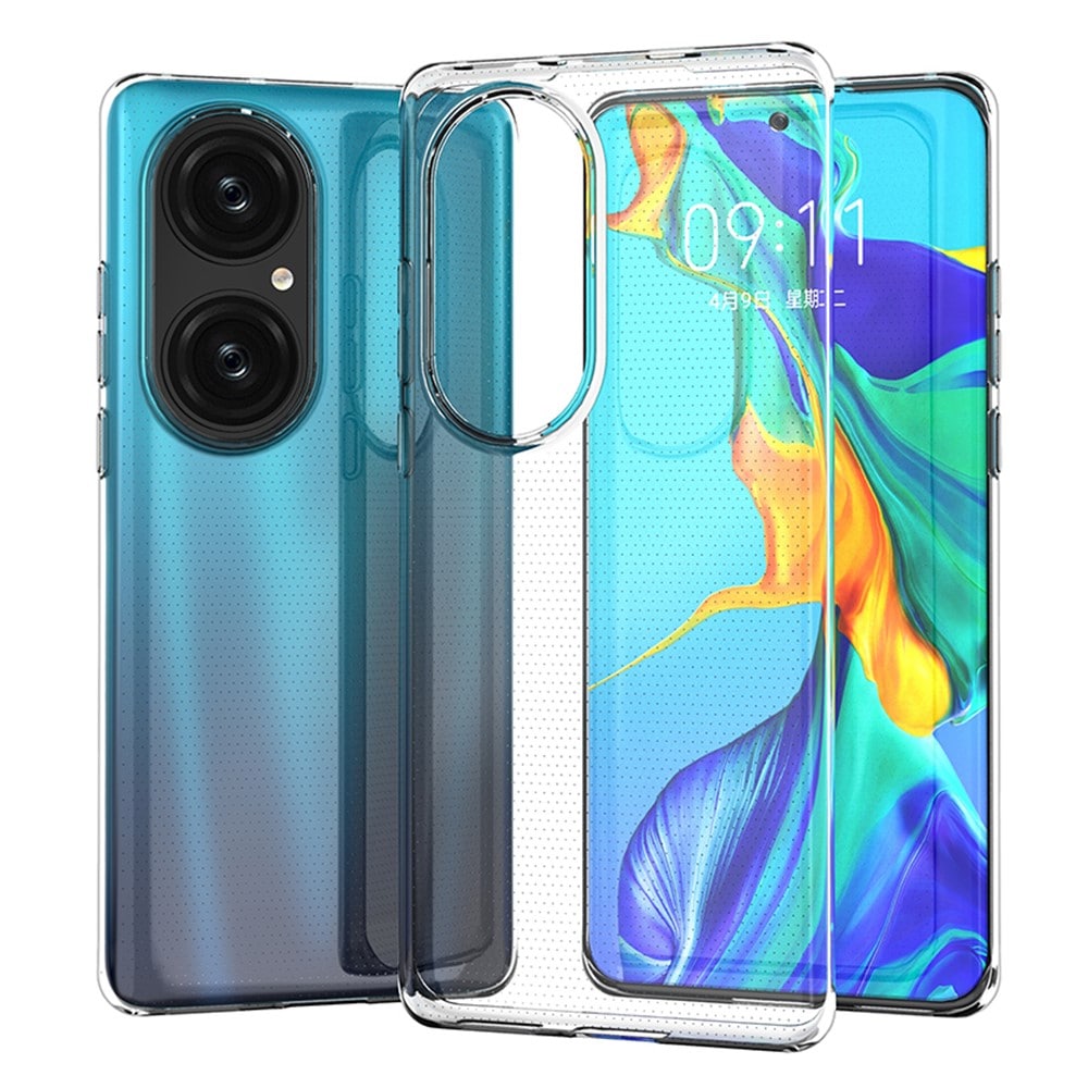 Huawei P50 Pro Tunt TPU-skal, transparent