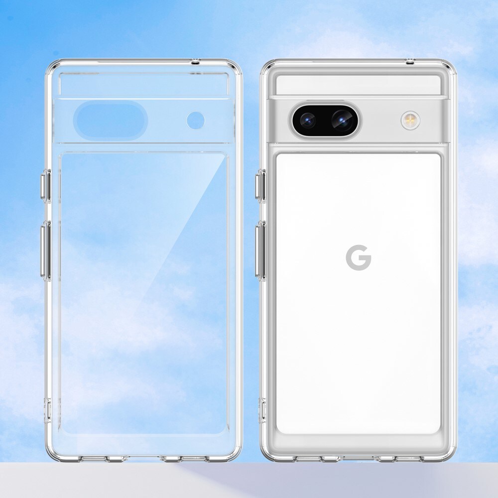 Google Pixel 7a Crystal Hybrid-skal, transparent