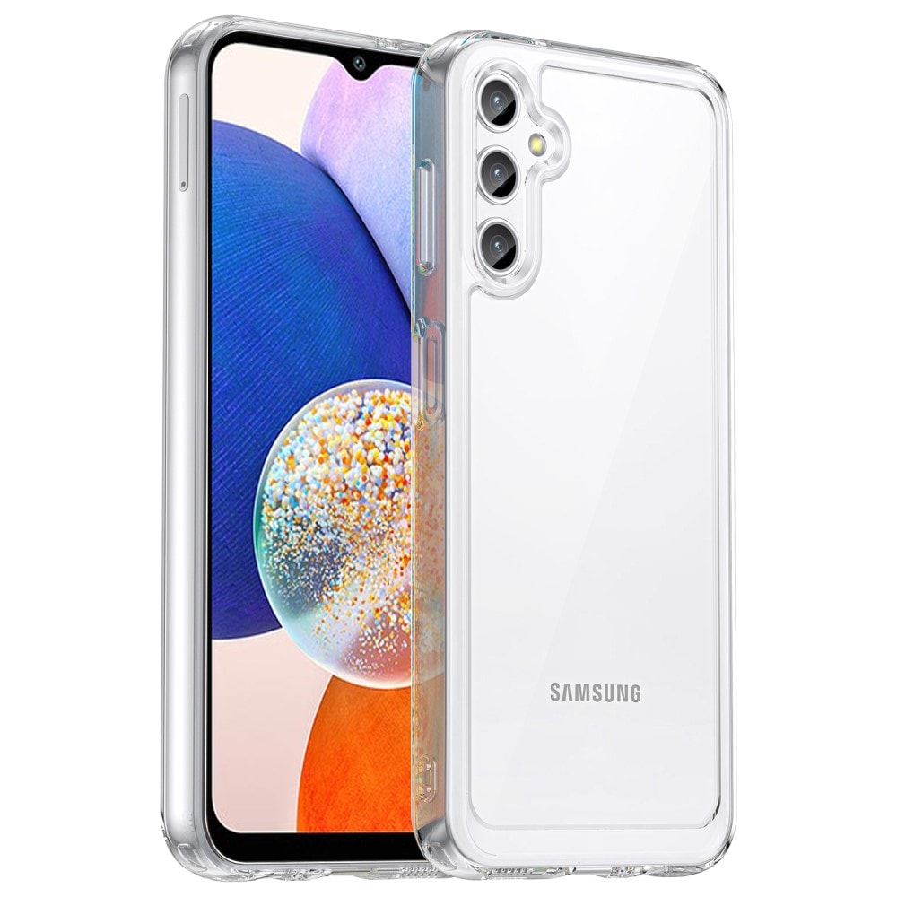 Samsung Galaxy A14 Crystal Hybrid-skal, Genomskinlig