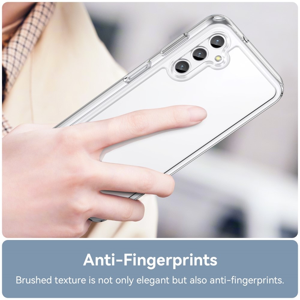 Samsung Galaxy A14 Crystal Hybrid-skal, Genomskinlig