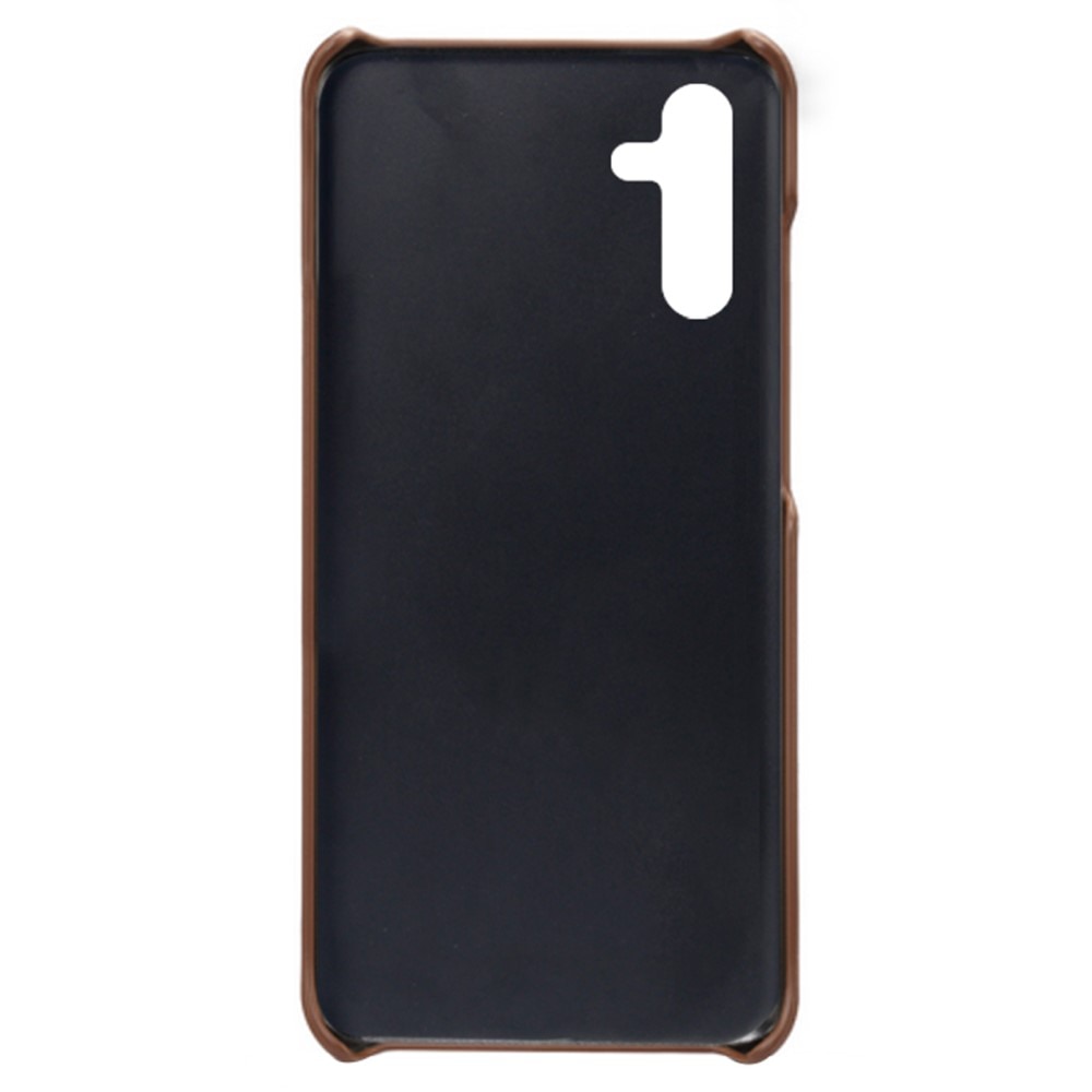 Samsung Galaxy A54 Snyggt skal med 2 kortfack, brun