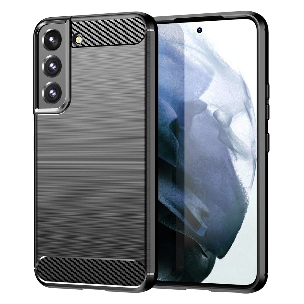 Samsung Galaxy S23 Plus TPU-skal Brushed, Svart