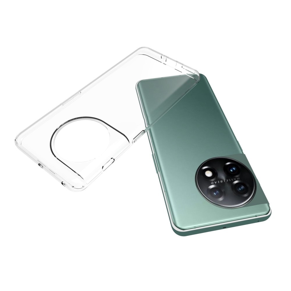 OnePlus 11 Tunt TPU-skal, Genomskinlig